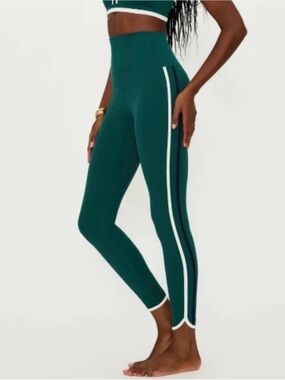 Beach Riot Nella Legging Pine Green Colorblock - size L